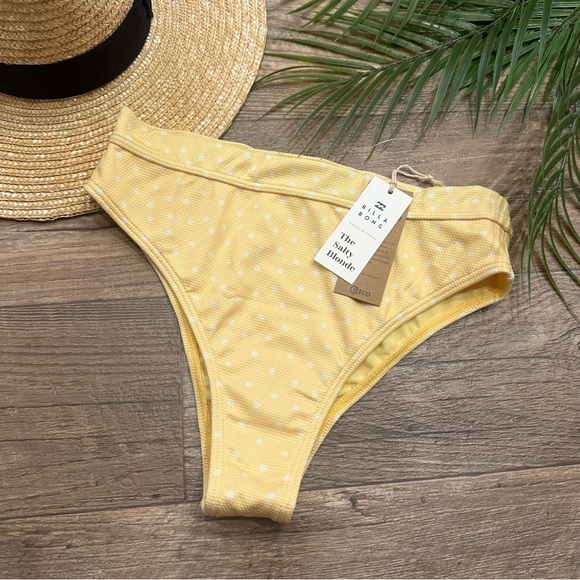 Billabong x Salty Blonde Polka Dot Bikini Bottom 🌼🍍💕 - Picture 7 of 13